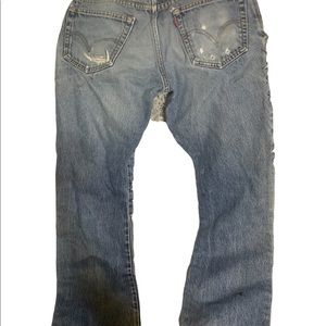Vintage  Red Tab Levi’s Faded Boot Cut Jeans Made in the Mexico Tag Size 33x32